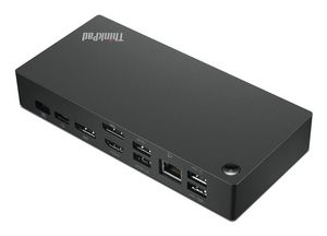 Lenovo 40AY0090IT notebook dock/port  replicator Wired USB 3.2 Gen  1 (3.1 Gen 1) Type-C Black