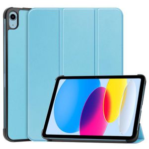 CoreParts Tri-fold Caster Hard Shell  Cover - Sky Blue For Apple  10.9-inch