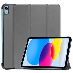 CoreParts Tri-fold Caster Hard Shell  Cover - Gray For Apple iPad  10.9-inch
