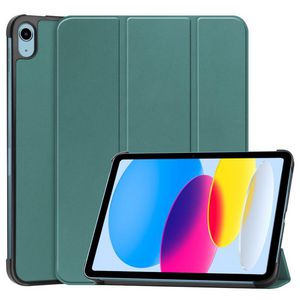 CoreParts Tri-fold Caster Hard Shell  Cover - Dark Green For Apple  iPad 10.9-inch