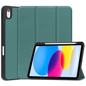 CoreParts Tri-fold Caster TPU Cover -  Dark Green For Apple iPad  10th Gen 10.9-inch