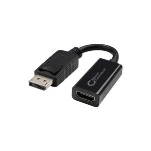 MicroConnect Adapter Displayport - HDMI M-F Support 1920*1080P, Passive Black, 5cm cable.