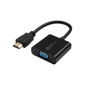 MicroConnect Adapter HDMI - VGA M/F, Black HDMVGA1B, HDMI Type A  (Standard), VGA (D-Sub), Male, Female, 1920 x 1080 pixels, 60 Hz