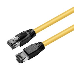 MicroConnect CAT8.1 S/FTP 2m Yellow LSZH  Shielded Network Cable, AWG  24