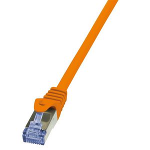 Patch Cable Cat.6A S/FTP orange 10m, PrimeLine