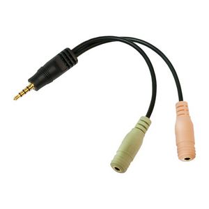LogiLink Audio adapter 3.5 stereo 4p