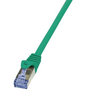 Patchkabel CAT6a RJ45 S/FTP 2m Green LogiLink PrimeLine PIMF LSZH