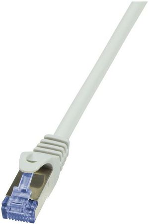 Patch Cable Cat.6A S/FTP grey 7,50m, PrimeLine