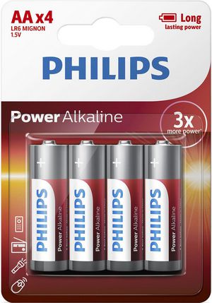 *Philips Power Alkaline  AA 4-blister