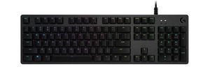 LOGITECH G512 CARBON LIGHTSYNC RGB Mechanical Gaming Keyboard with GX Brown switches - CARBON - (UK) - INTNL