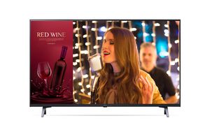 LG Signage Display Digital  Signage Flat Panel 109.2 Cm  (43") Led 300 Cd/M? 4K Ultra Hd Black Web Os