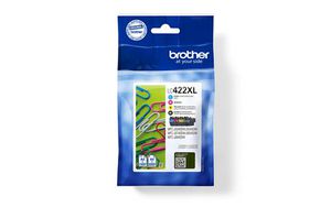 Brother LC422XLVALDR Schwarz, Cyan, Magenta, Gelb 3000Seiten 1500Seiten
