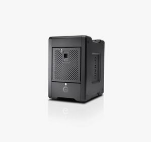 80TB SANDISK Professional G-RAID Shuttle 4 8,89cm 3,5Zoll Thunderbolt 3 1000MB/s USB-C Transportable 4-bay External Hard Drive