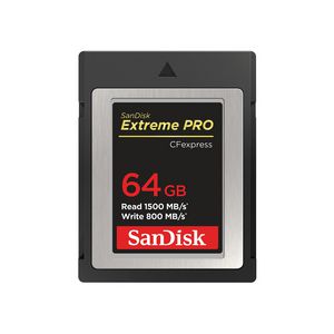 SanDisk Extreme Pro CFexpress card 64GB 1500MB/s