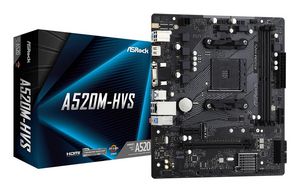 ASRock A520M-HVS Micro-ATX AM4 AMD A520