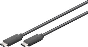 goobay USB Type-C kabel 1m Sort