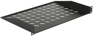 Lanview 1U 19" D=300mm RACK MOUNT  SHELF BLACK