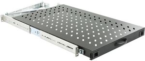 Lanview HEAVY DUTY TYPE D=1000 SERVER  SLIDING SHELF BLACK