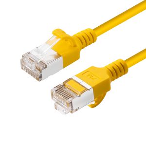 MicroConnect CAT6A U-FTP Slim, LSZH, 1.5m  Network Cable, Yellow