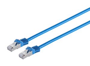 MicroConnect CAT7 S/FTP Network Cable  0,25m, Blue CAT7 S/FTP  Network Cable 0,25m, Blue ,AWG 26, CU