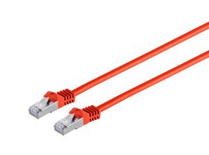MicroConnect CAT7 S/FTP Network Cable  0,25m, Red CAT7 S/FTP Network  Cable 0,25m, Red ,AWG 26, CU
