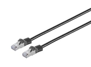 MicroConnect CAT7 S/FTP Network Cable  0,25m, Black CAT7 S/FTP  Network Cable 0,25m, Black ,AWG 26, CU