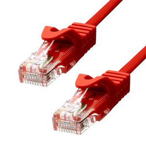 ProXtend CAT5e U/UTP CU PVC Ethernet  Cable Red 50cm