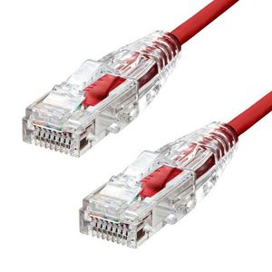 ProXtend Ultra Slim CAT6 U/UTP CU LSZH  Ethernet Cable Red 4m