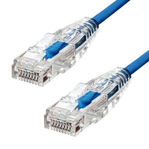 ProXtend Ultra Slim CAT6A U/UTP CU  LSZH Ethernet Cable Blue 5m