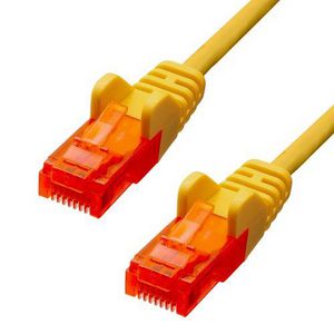 ProXtend CAT6 U/UTP CCA PVC Ethernet  Cable Yellow 5m