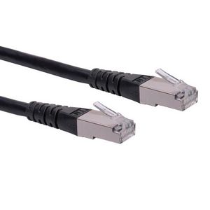 Roline S/Ftp Patch Cord Cat.6, Black 0.3 M
