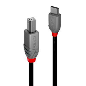 Lindy 2M Usb 2.0 Type C To B Cable,  Anthra Line