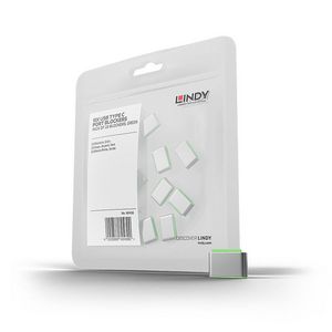 Lindy Usb Type C Port Blockers,  Green, 10Pcs