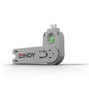Lindy Usb Type A Port Blocker Key,  Green