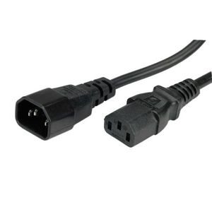 Roline MONITOR STR?MKABEL, IEC320  C14 - C13, SORT,, 3M