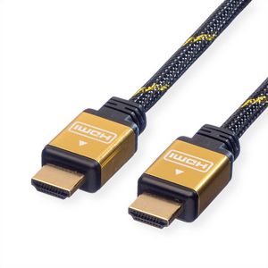 ROLINE GOLD HDMI High Speed Kabel mit Ethernet 3m