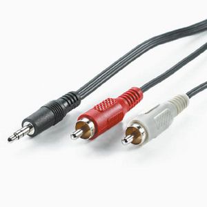 ROLINE 3,5mm ST -zu-Cinch 2x ST Kabel 1,5m