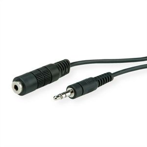 ROLINE 3.5MM VER.-KABEL ST/BU.3M