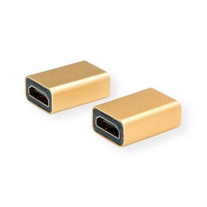 ROLINE HDMI (BU-BU) Kupplung 4K Gold