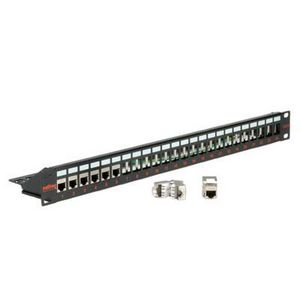 ROLINE 48,26cm 19Zoll-Keystone-Modultrger 24P. geschirmt schwarz