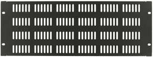 Lanview 4U 19" SCREW TYPE, VENTED  BLANK PANEL BLACK