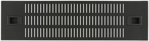 Lanview 3U 19" SNAP LOCKING, VENTED  BLANK PANEL BLACK