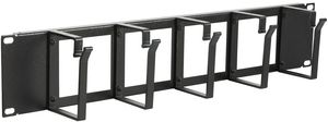 LANVIEW 2U 19inchCABLE ORGANIZER PANEL with Cable ENTRY HOLE