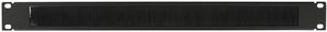 Lanview 1U 19" SIMPLE TYPE, BRUSHED  CABLE ORGANIZER PANEL