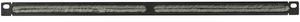 Lanview 1/2U 19" SIMPLE TYPE, BRUSHED  CABLE ORGANIZER PANEL