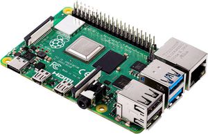 Raspberry Pi 4 Mini Pc Green Bcm2711 1.5  Ghz