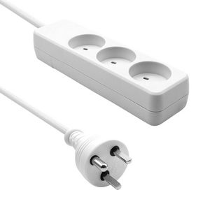 ProXtend Danish EDB Power Strip 3-way  5M White