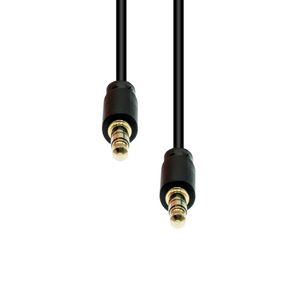 ProXtend 3-Pin Slim Cable M-M Black  1.5M