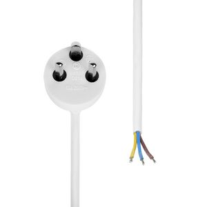 MicroConnect Type K EDB - Open End, Power  cable, 10m, White