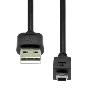 ProXtend USB 2.0 A to Mini B 5P M/M  Black 0.5M